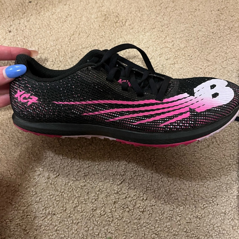 New Balance Black and Pink Athletic Sneakers